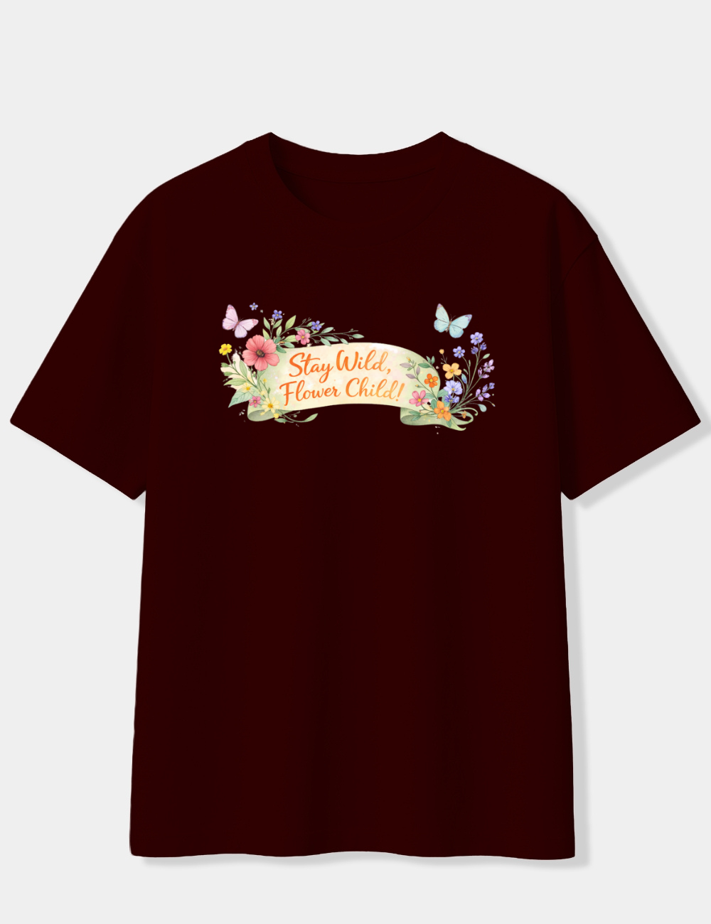 STAY WILD FLOWER CHILD OVERSIZED T-SHIRT