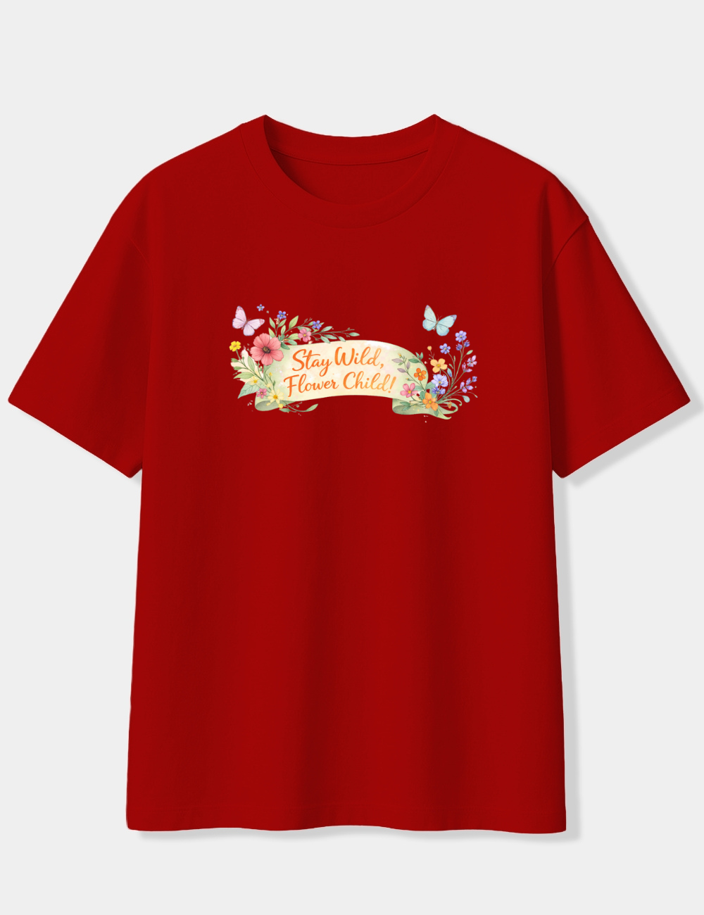 STAY WILD FLOWER CHILD OVERSIZED T-SHIRT