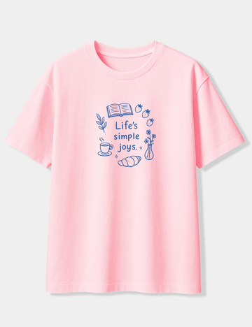 LIFE'S SIMPLE JOYS OVERSIZED T-SHIRT