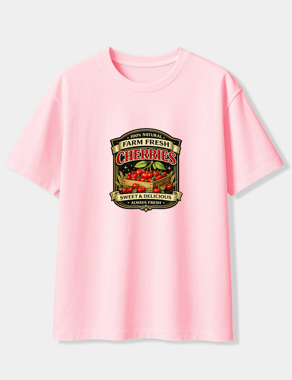 CHERRIES OVERSIZED T-SHIRT