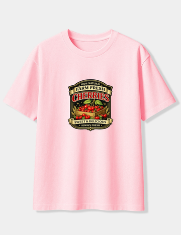 CHERRIES OVERSIZED T-SHIRT