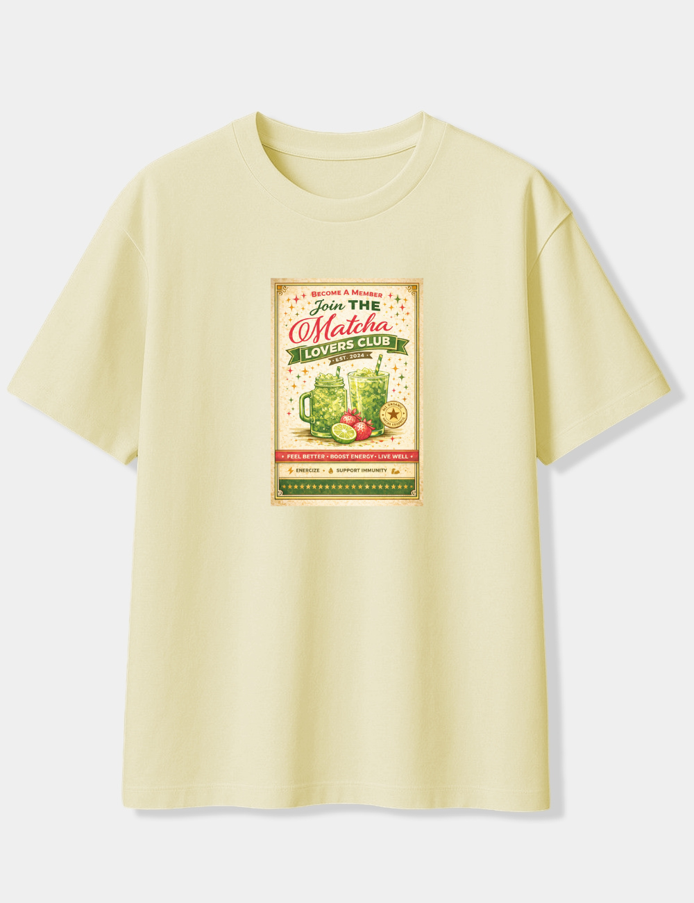 MATCHA LOVERS CLUB OVERSIZED T-SHIRT