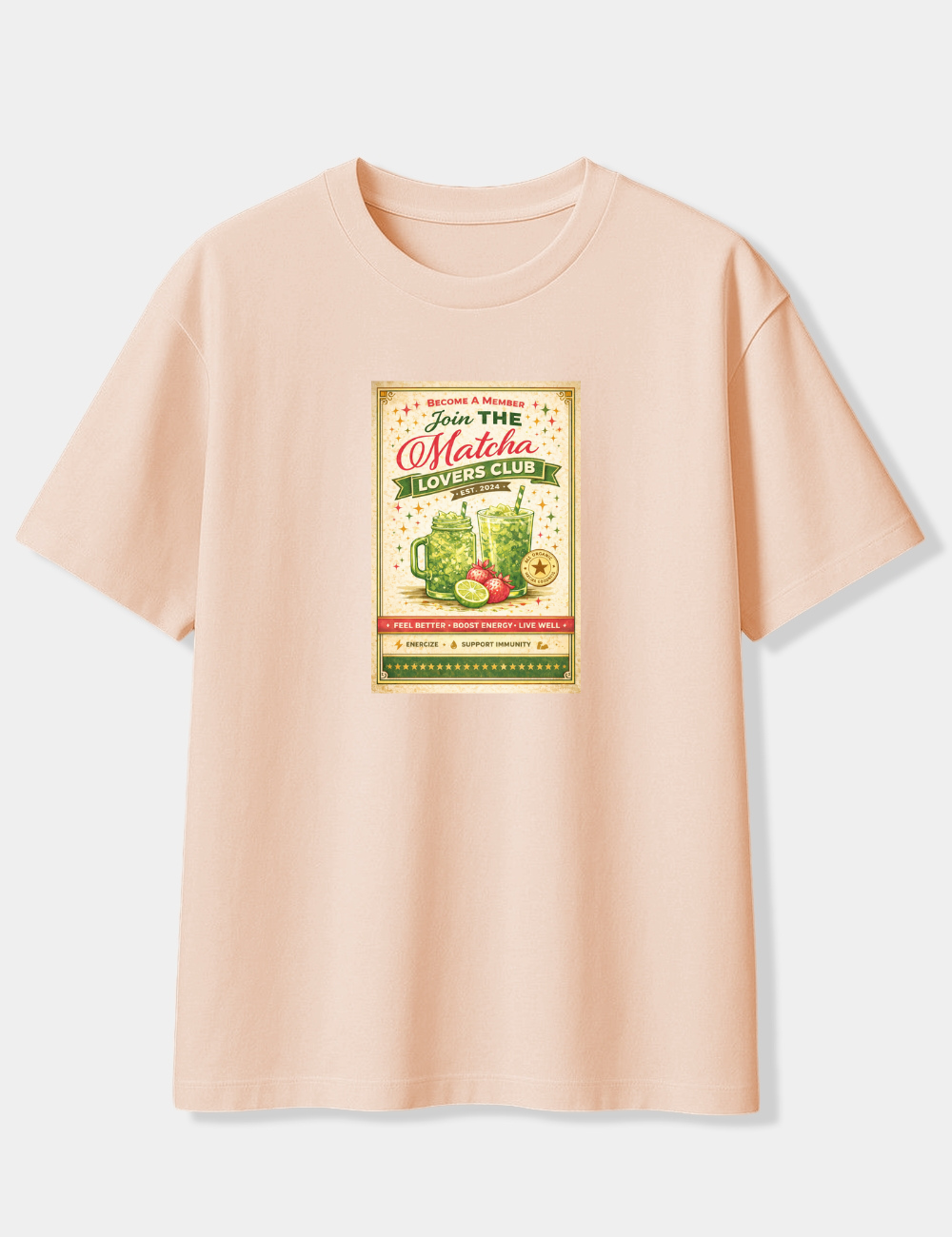 MATCHA LOVERS CLUB OVERSIZED T-SHIRT