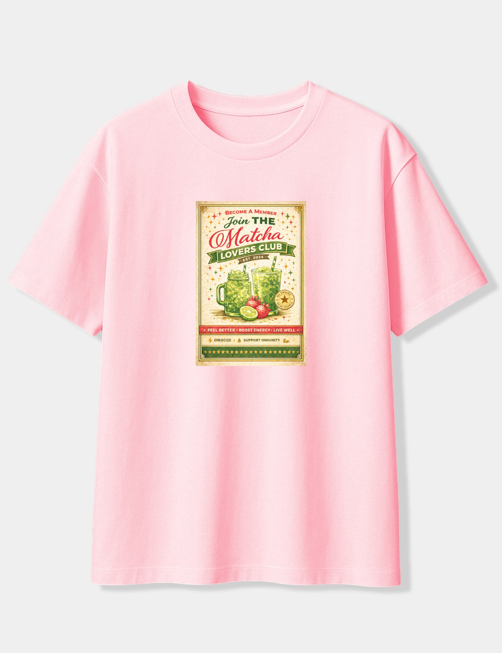 MATCHA LOVERS CLUB OVERSIZED T-SHIRT