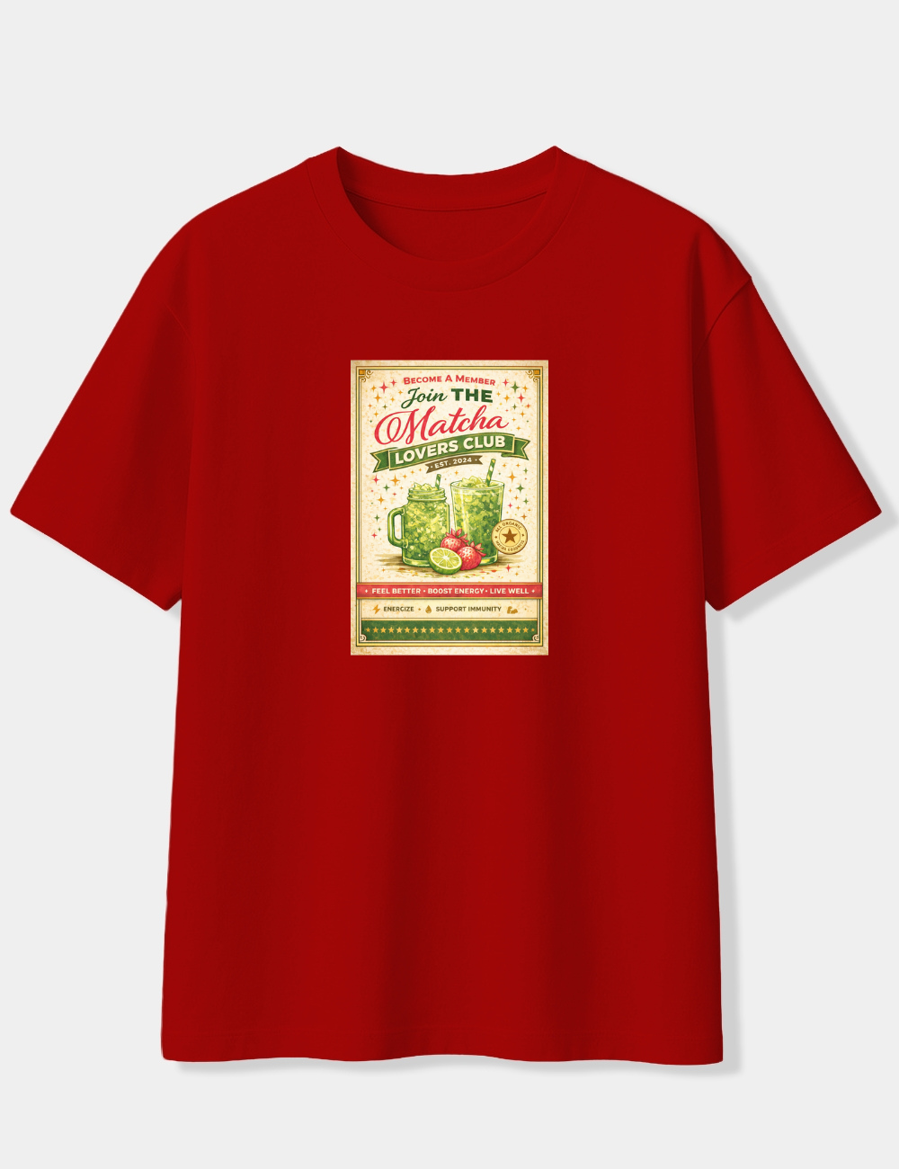 MATCHA LOVERS CLUB OVERSIZED T-SHIRT