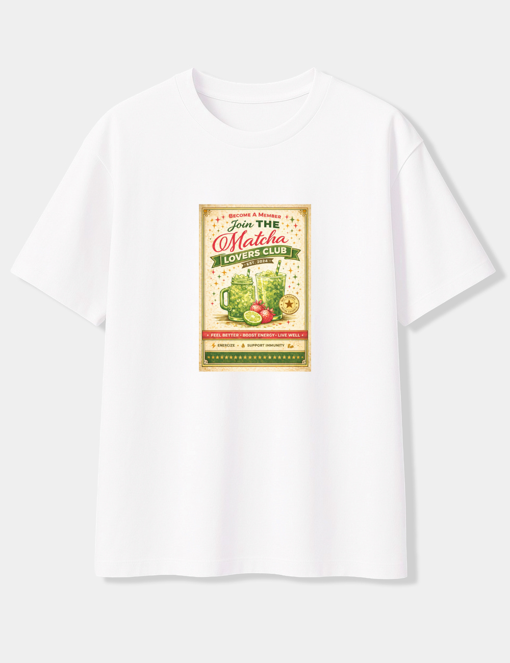 MATCHA LOVERS CLUB OVERSIZED T-SHIRT