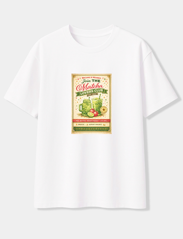 MATCHA LOVERS CLUB OVERSIZED T-SHIRT