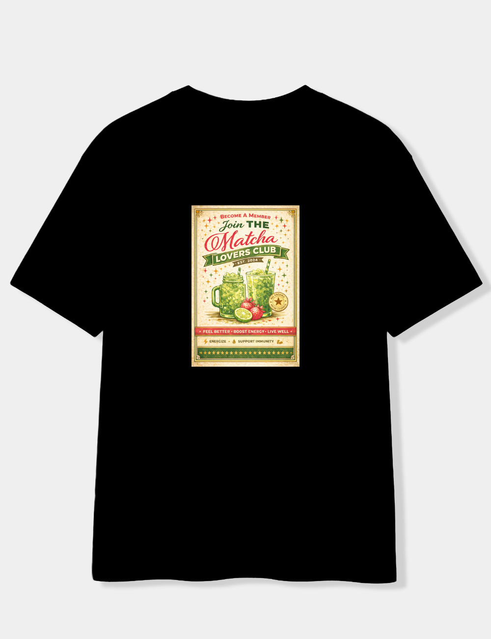 MATCHA LOVERS CLUB OVERSIZED T-SHIRT