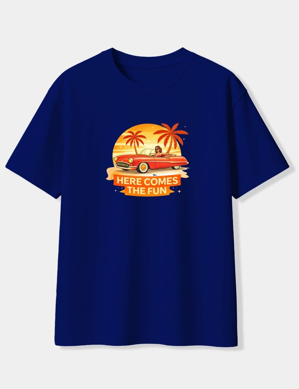 HERE COMES THE FUN OVERSIZED T-SHIRT
